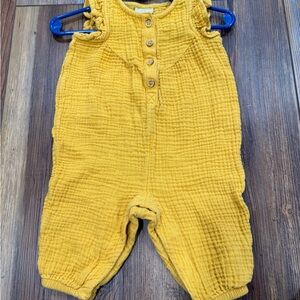 Cat & Jack Mustard Yellow Kids Romper